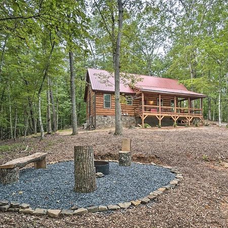 Peaceful Cabin On 3 Private Acres Deck And Fire Pit Blairsville Exteriör bild