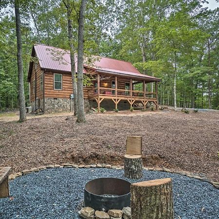Peaceful Cabin On 3 Private Acres Deck And Fire Pit Blairsville Exteriör bild