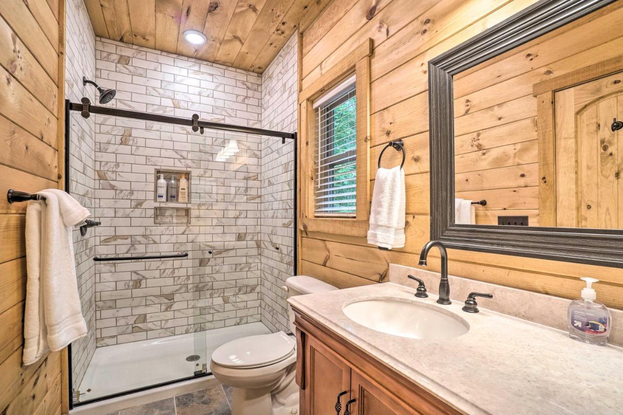 Peaceful Cabin On 3 Private Acres Deck And Fire Pit Blairsville Exteriör bild